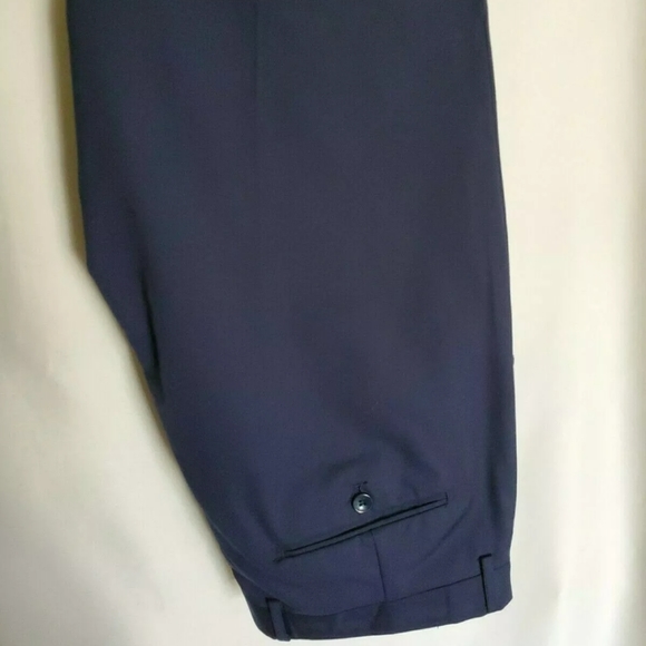 Mens Navy Blue YFFUSHI Suit - Picture 7 of 8
